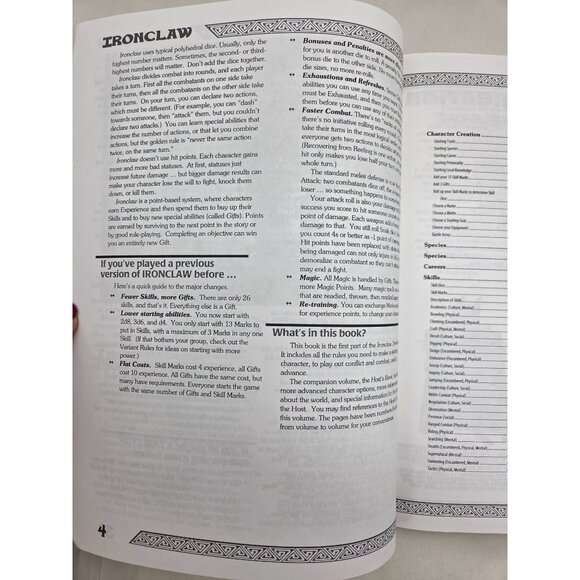 Ironclaw Players Book 2nd Ed Anthropomorphic Fantasy RPG Oklacon 2013 Paperback - Picture 6 of 15